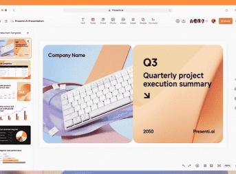 Create presentation with AI